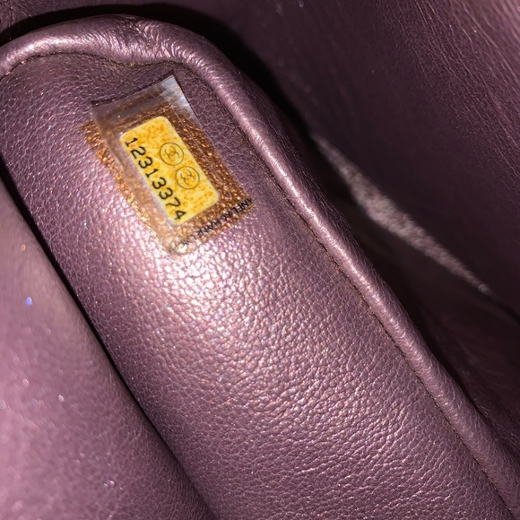 Chanel Reissue 227 metallic mauve bag - Picture 8 of 10